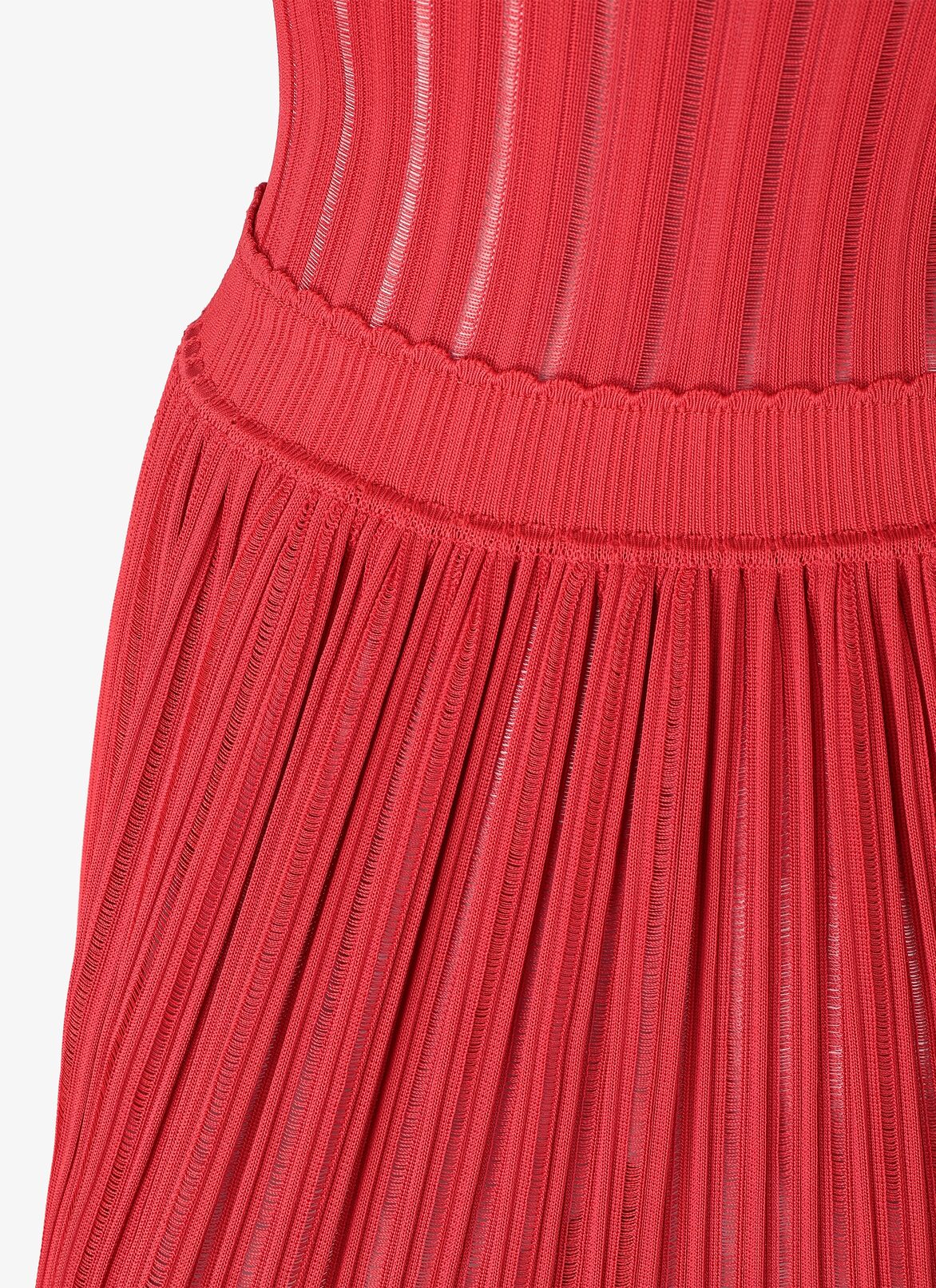 Flared Mini-Dress ALAÏA RED FLARED MINI-DRESS